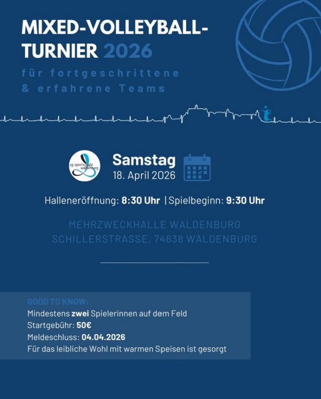 Mixed-Volleyball-Turnier 2026 🏐
